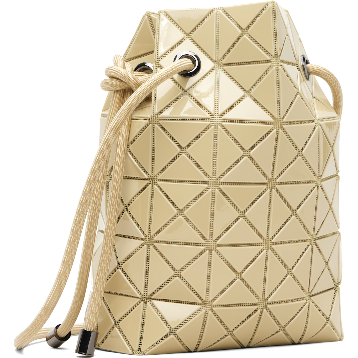  Bao Bao Issey Miyake Beige Wring One-tone Bag 