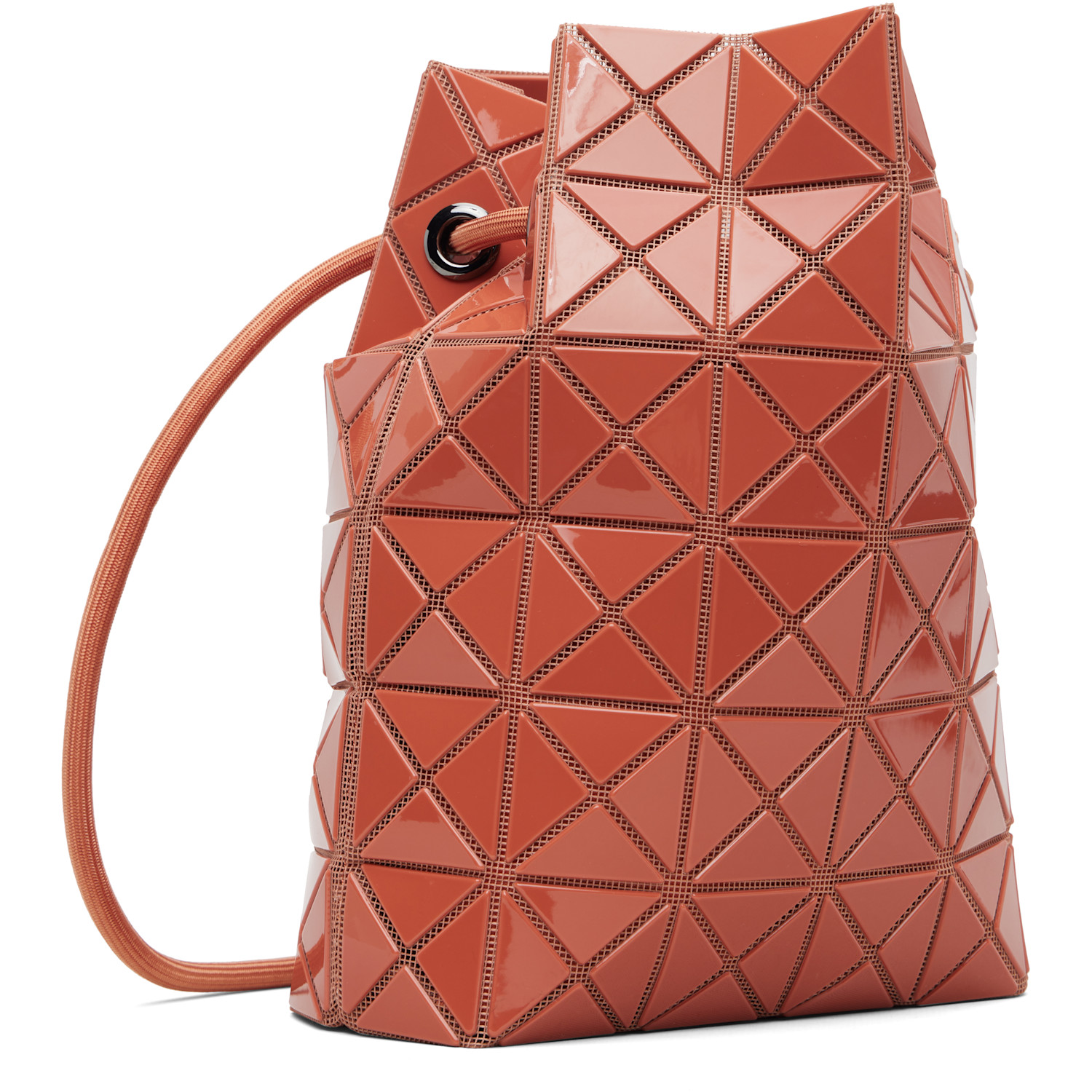  Bao Bao Issey Miyake Orange Wring One-tone Bag 