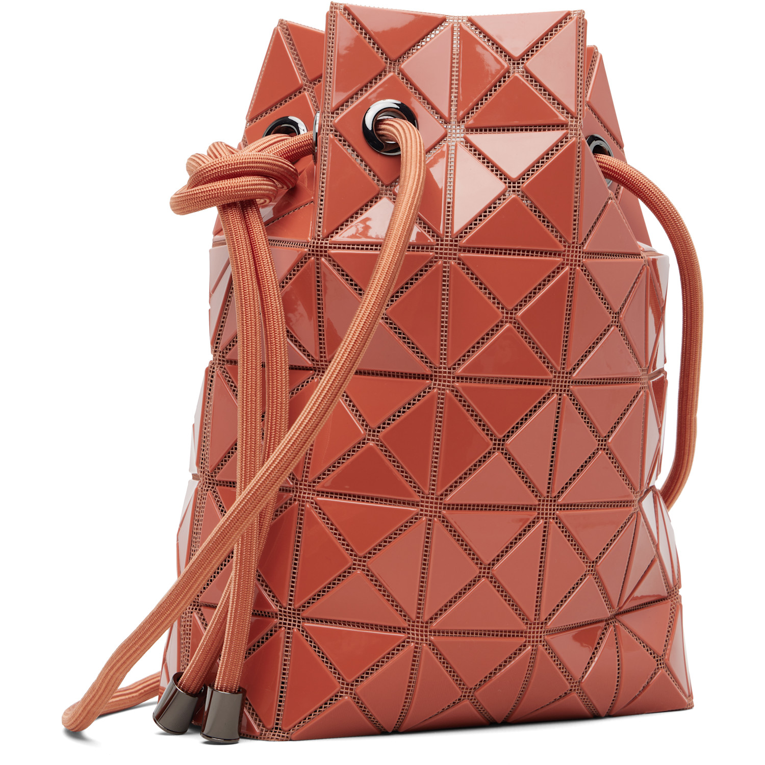  Bao Bao Issey Miyake Orange Wring One-tone Bag 