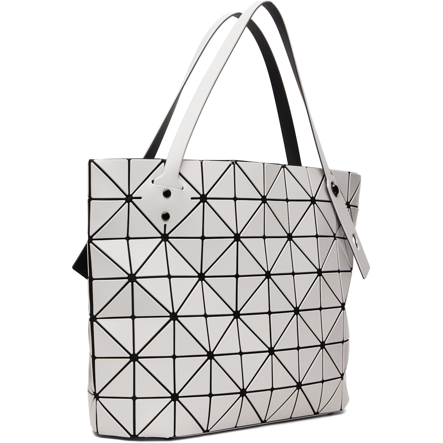  Bao Bao Issey Miyake Gray Rock Matte Bag 