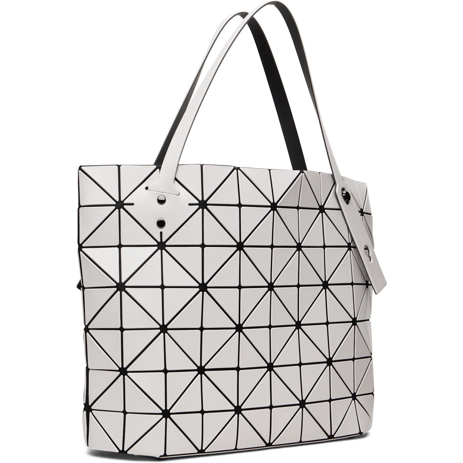  Bao Bao Issey Miyake Gray Rock Matte Bag 