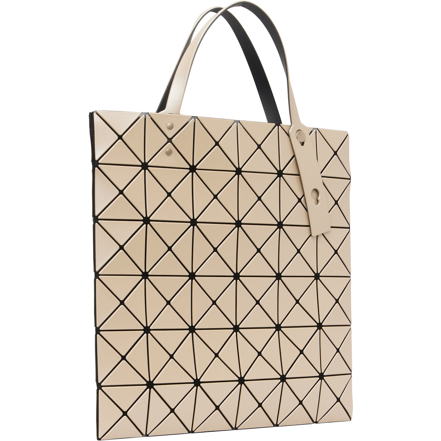  Bao Bao Issey Miyake Beige Lucent Metallic Tote 
