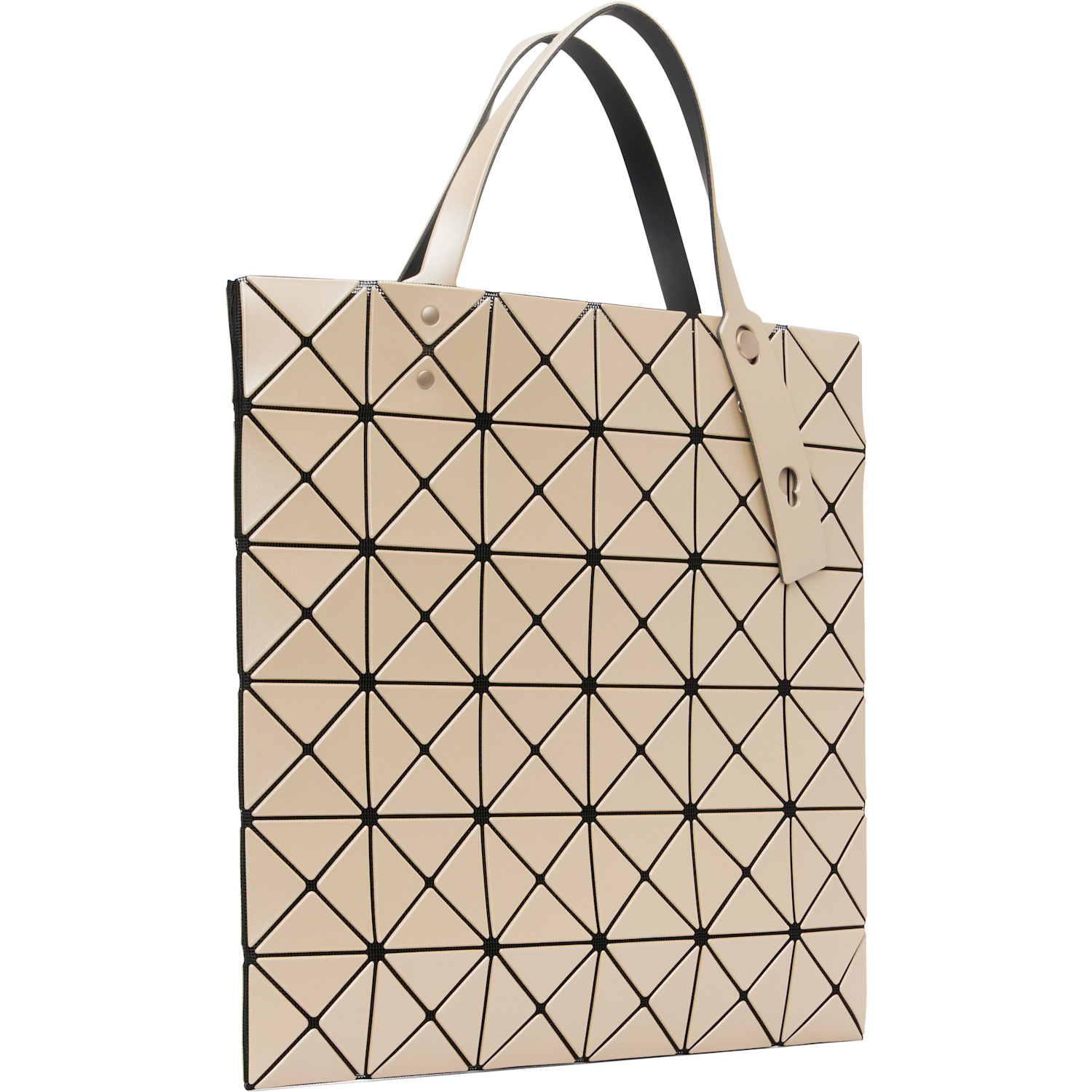  Bao Bao Issey Miyake Beige Lucent Metallic Tote 