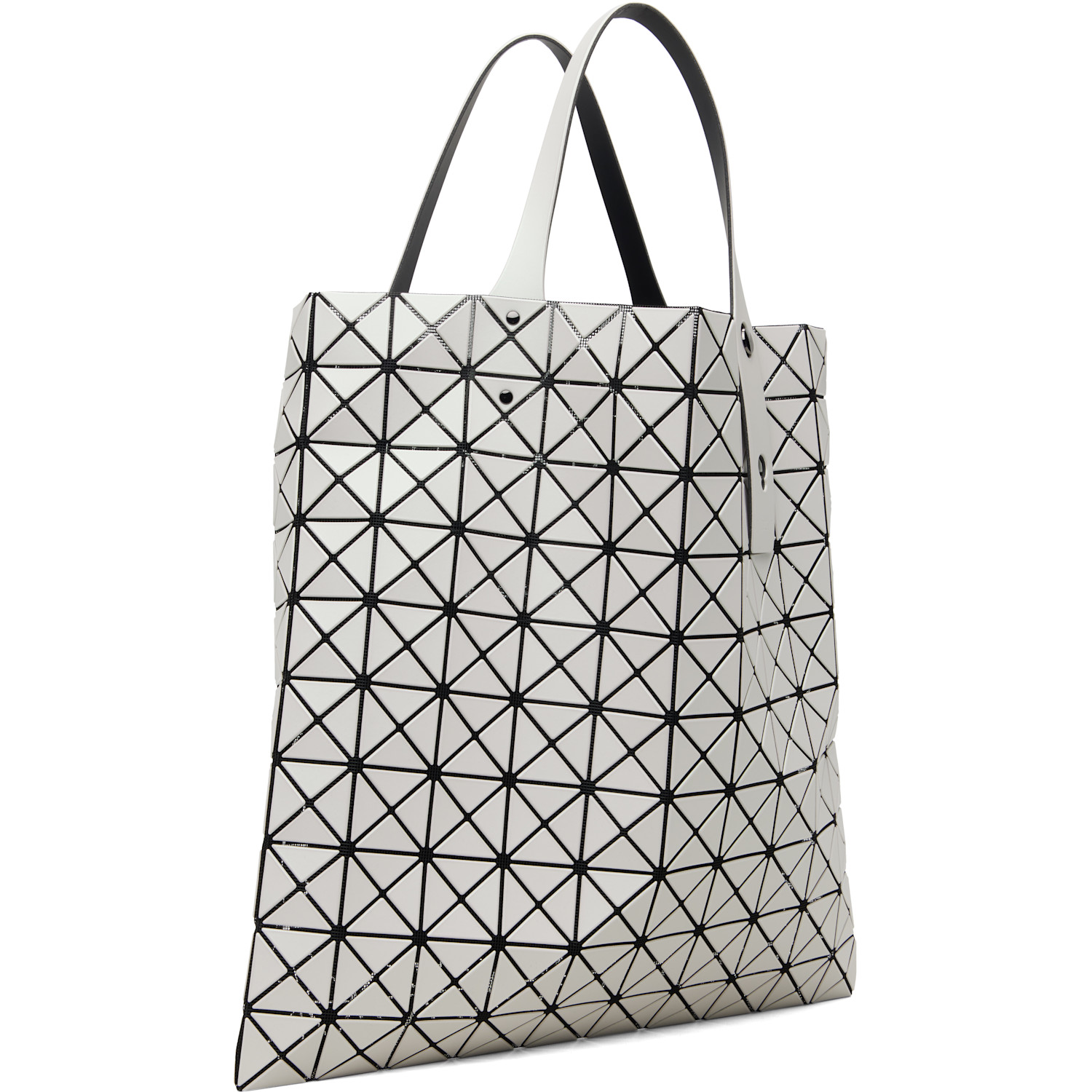  Bao Bao Issey Miyake White Prism Matte-2 Tote 