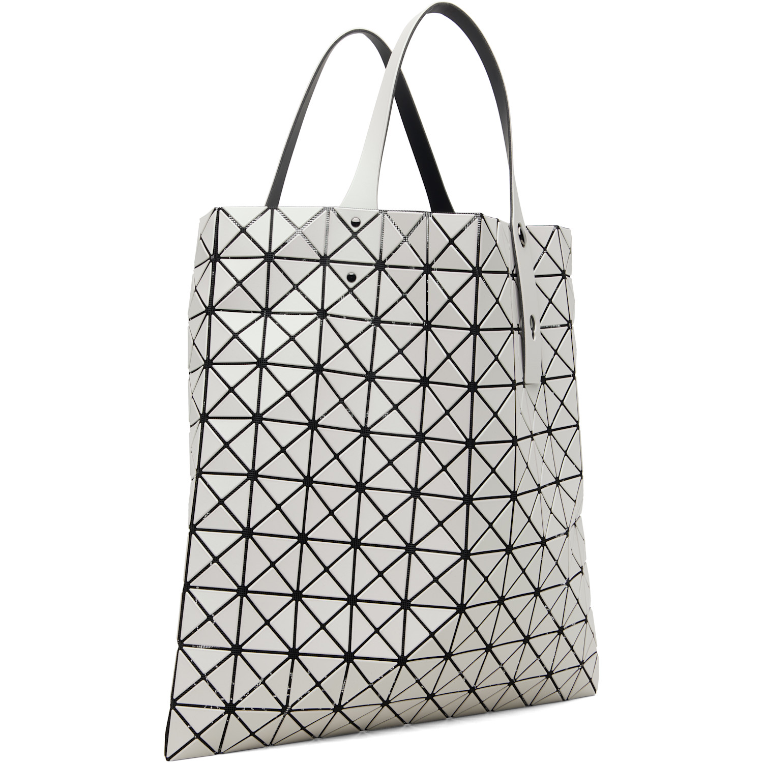  Bao Bao Issey Miyake White Prism Matte-2 Tote 