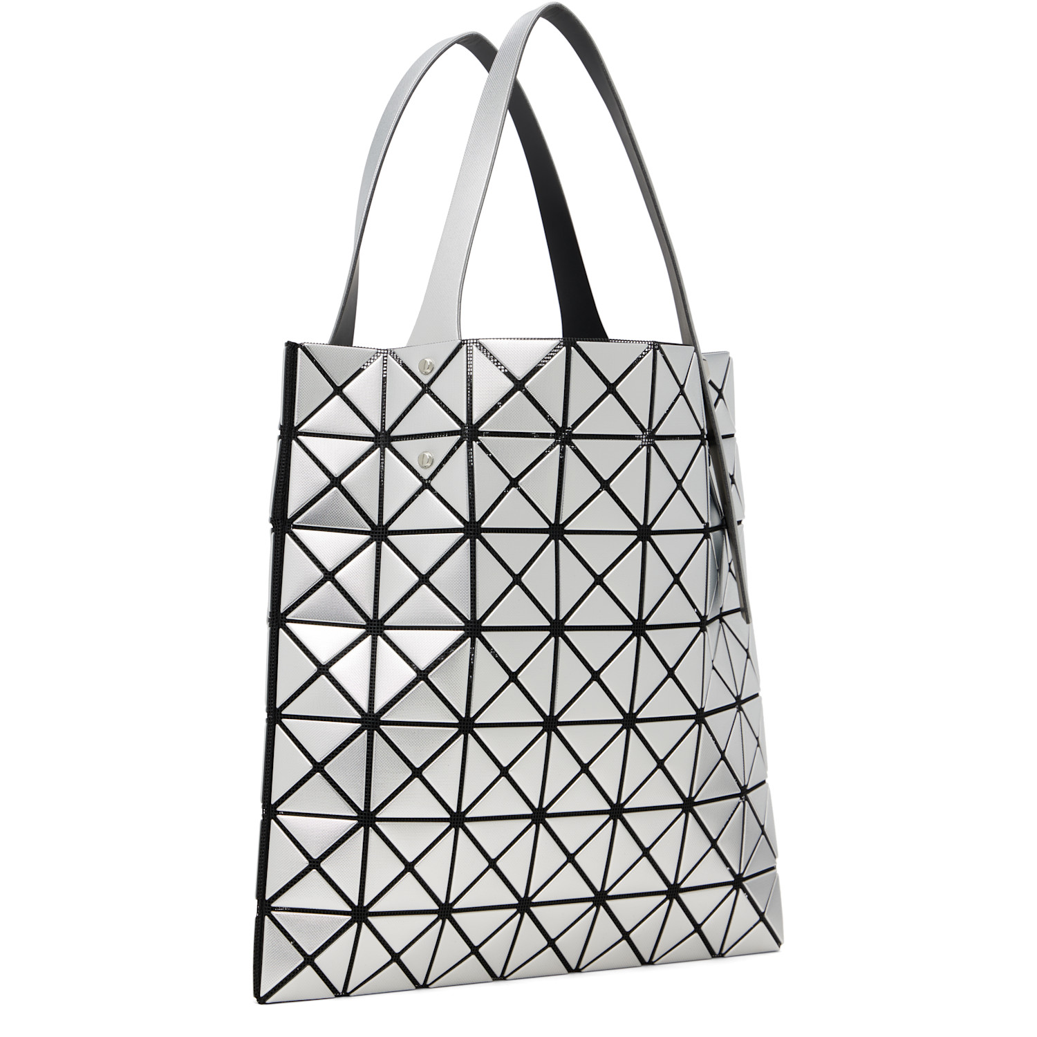  Bao Bao Issey Miyake Silver Platinum Tote 