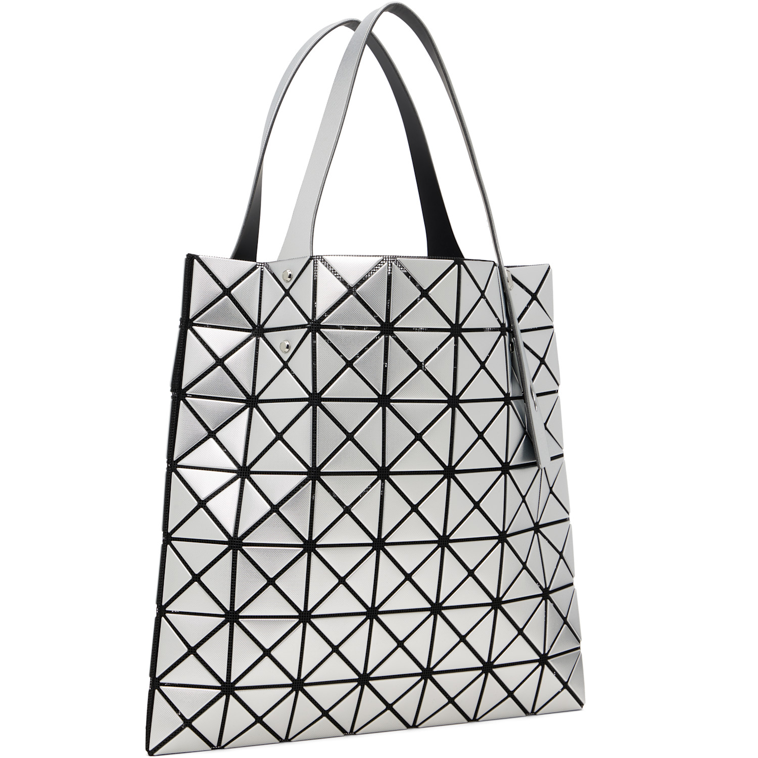  Bao Bao Issey Miyake Silver Platinum Tote 