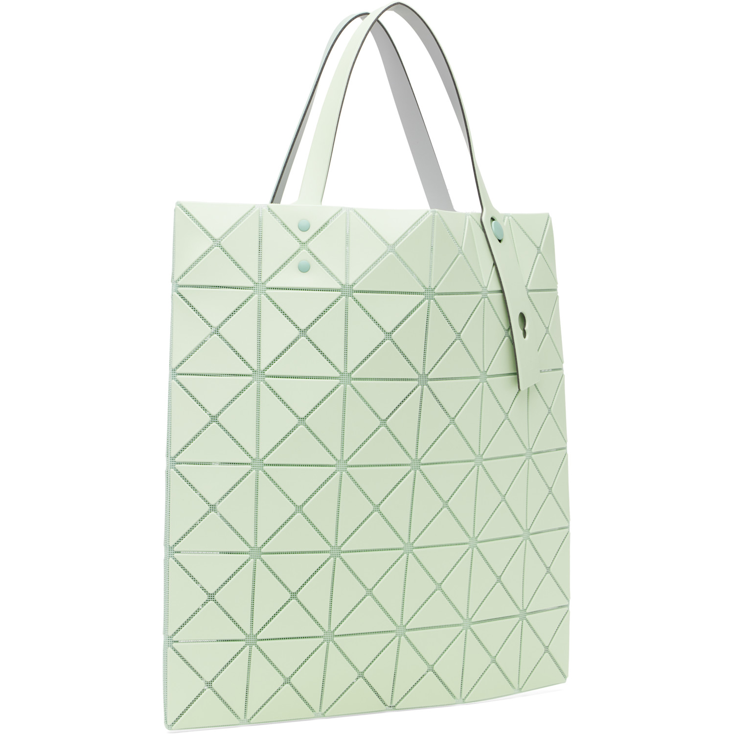  Bao Bao Issey Miyake Green Lucent W Color Tote 