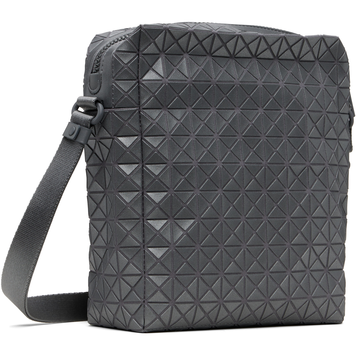  Bao Bao Issey Miyake Silver Voyager Reflector Bag 