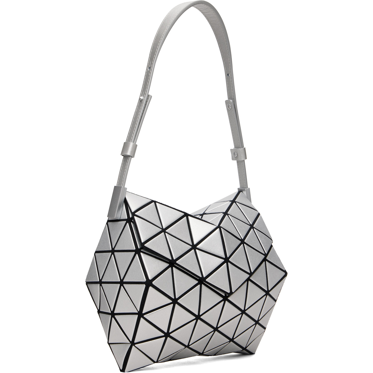  Bao Bao Issey Miyake Silver Torso Bag 