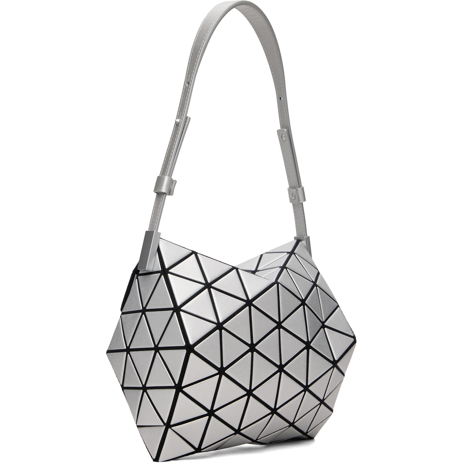  Bao Bao Issey Miyake Silver Torso Bag 