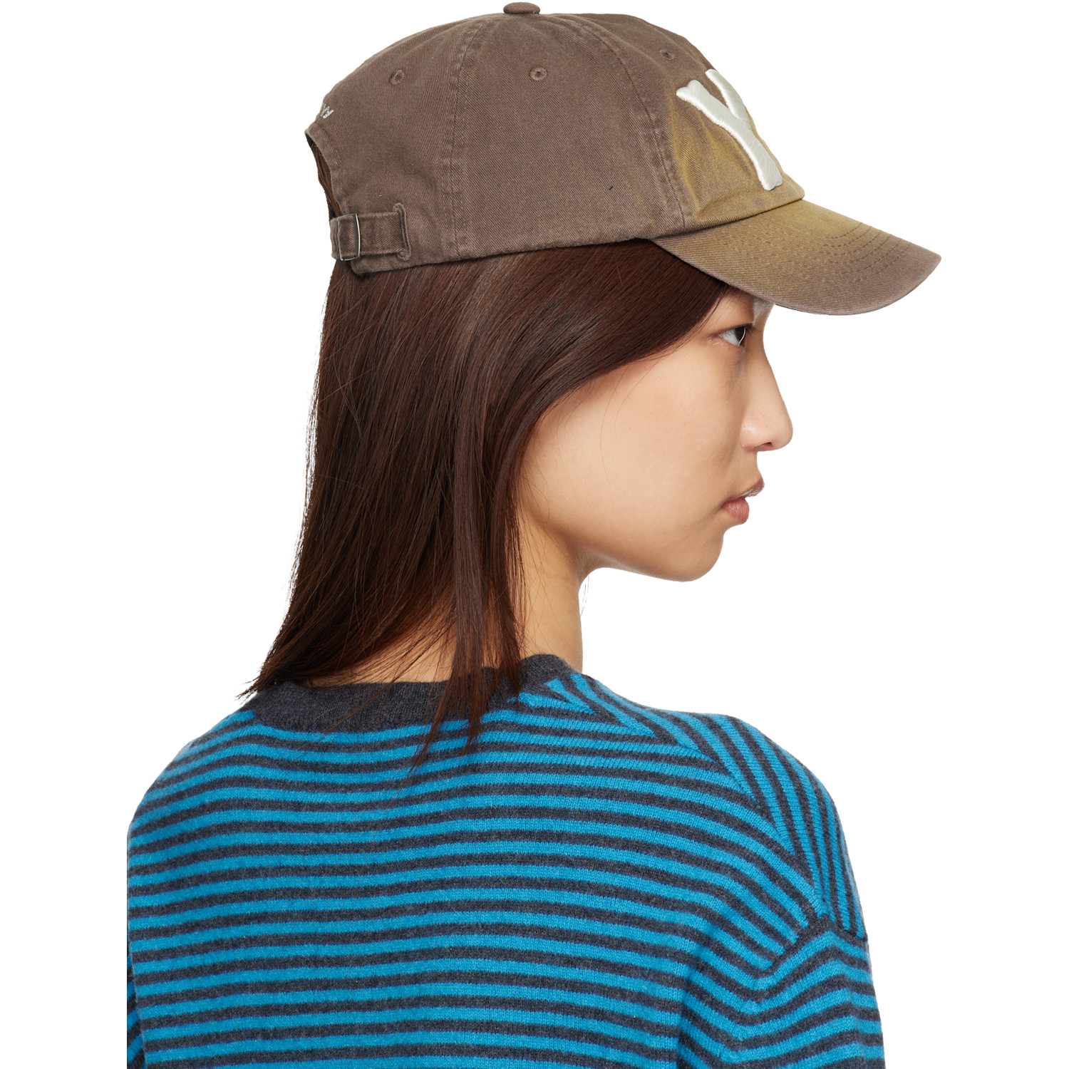  Open Yy Ssense Exclusive Brown Gradient Ball Cap 