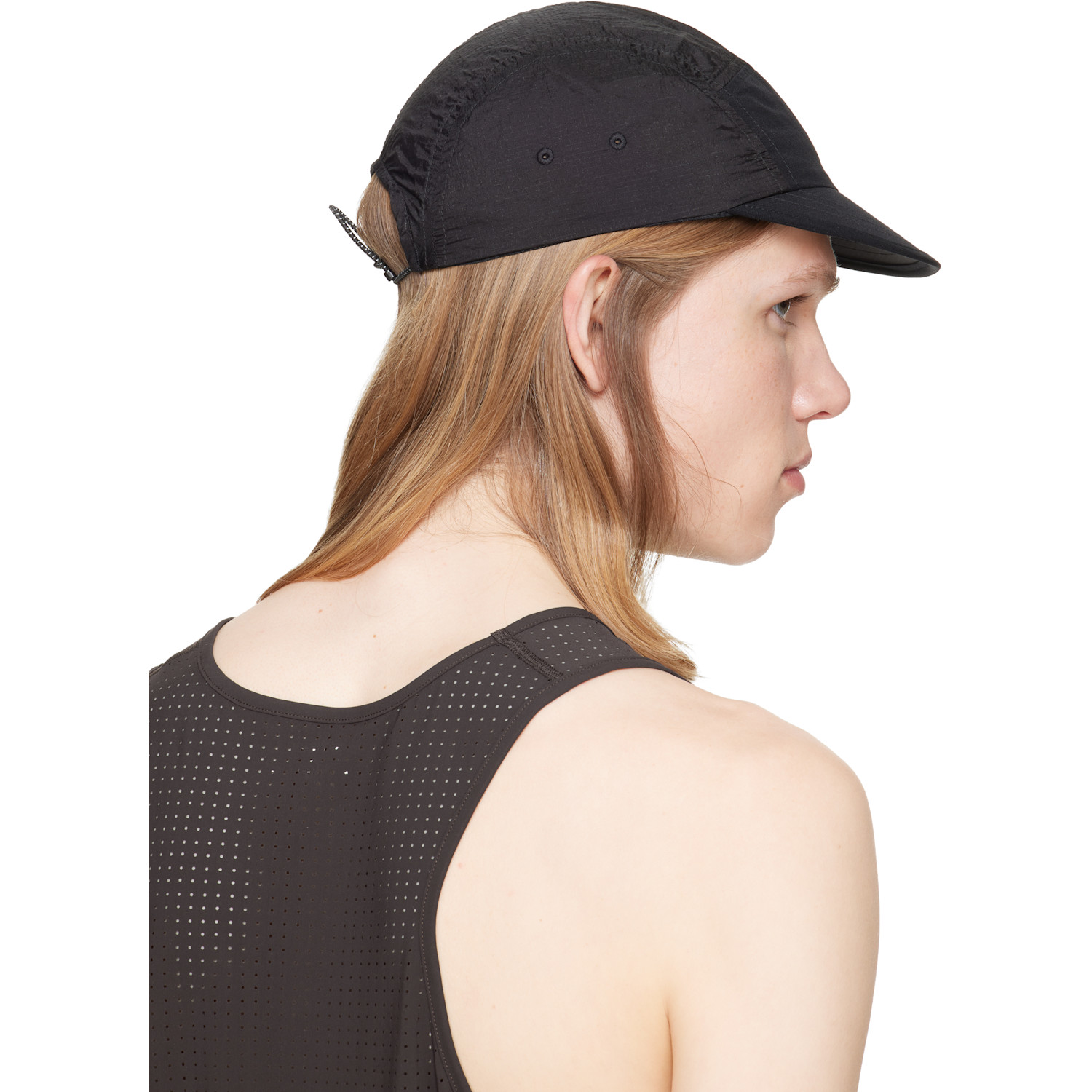  Satisfy Black Rippy Trail Cap 