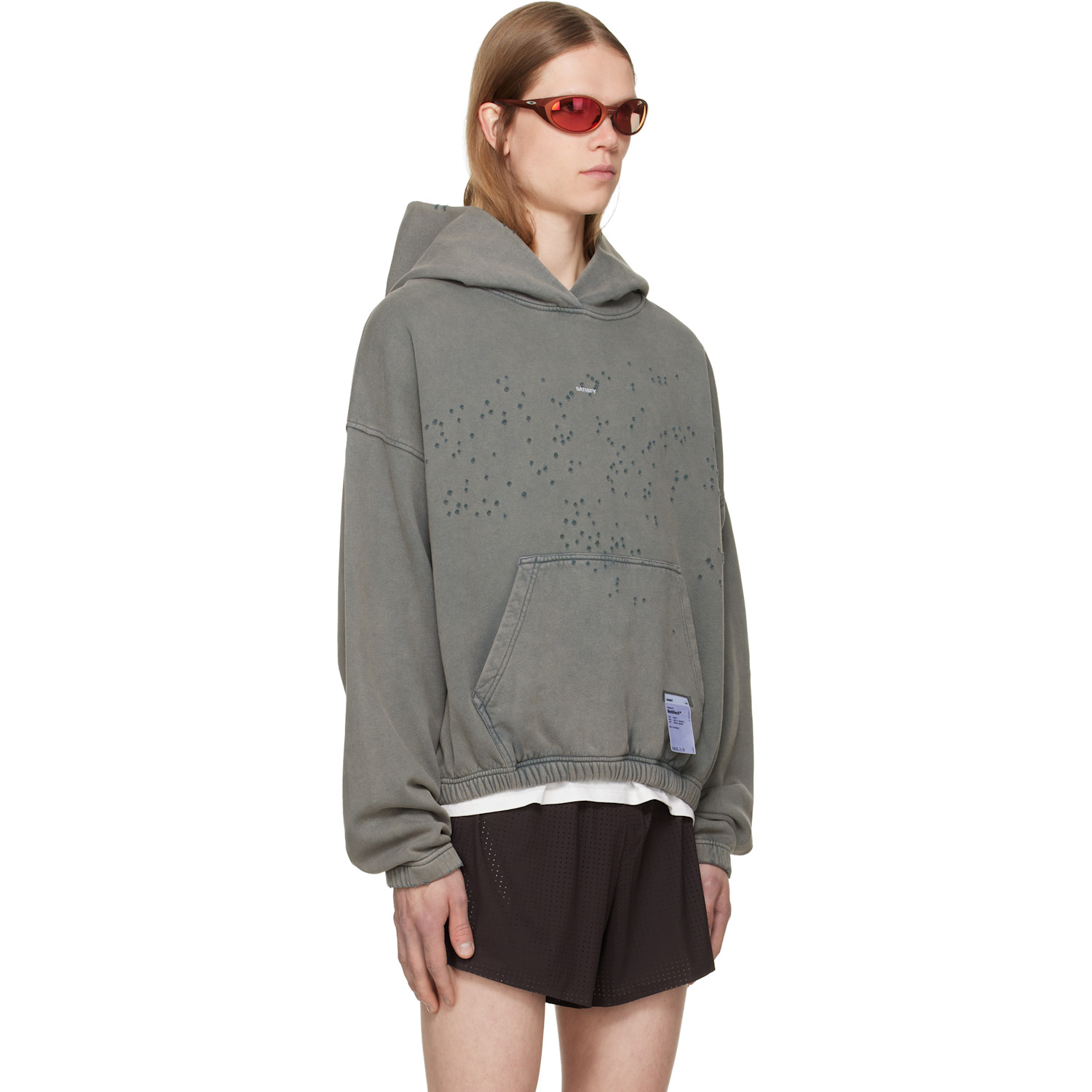  Satisfy Gray Mothtech Hoodie 