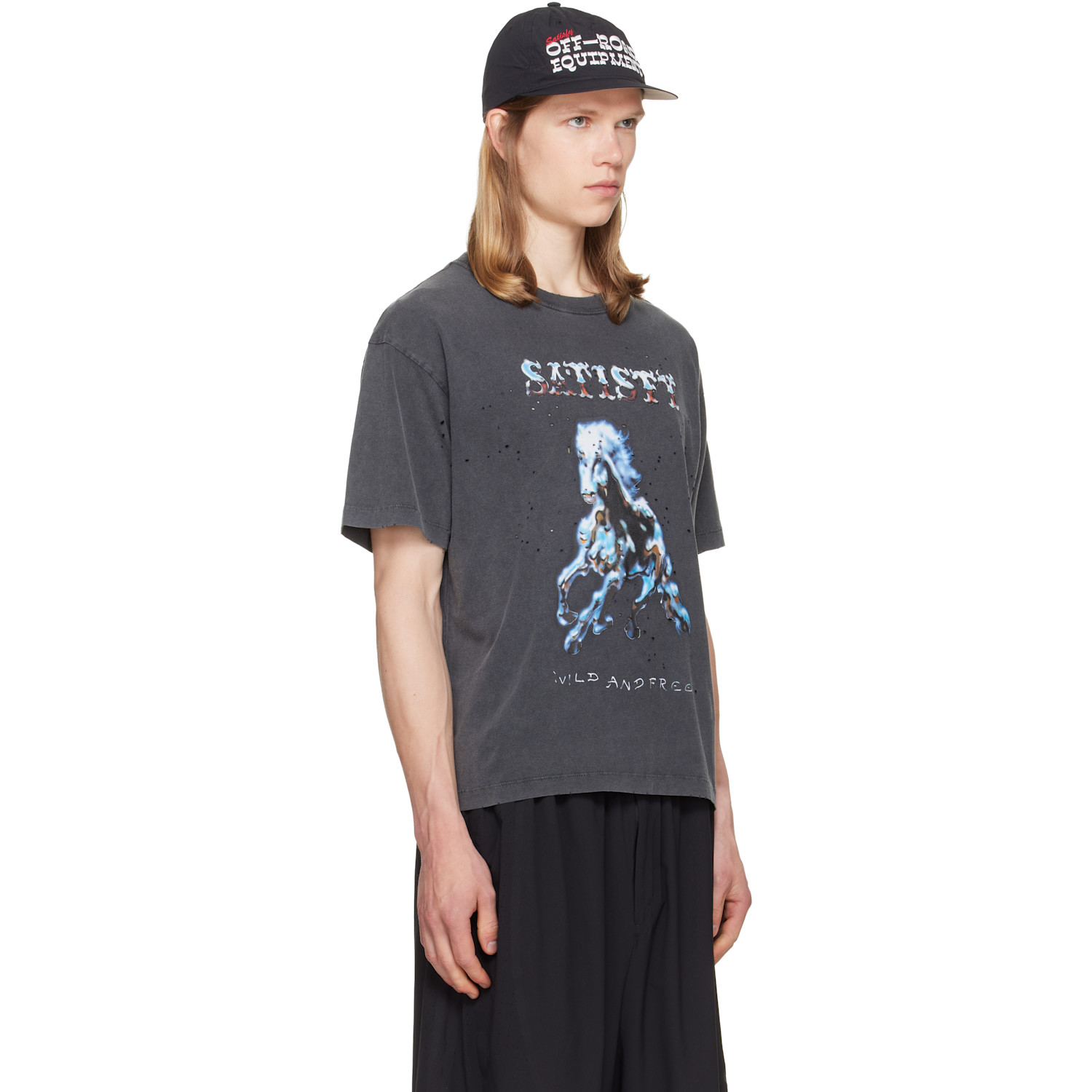  Satisfy Black Mothtech T-shirt 