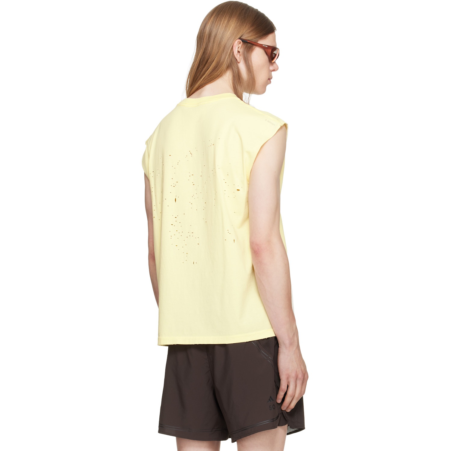  Satisfy Yellow Mothtech Muscle Tank Top 