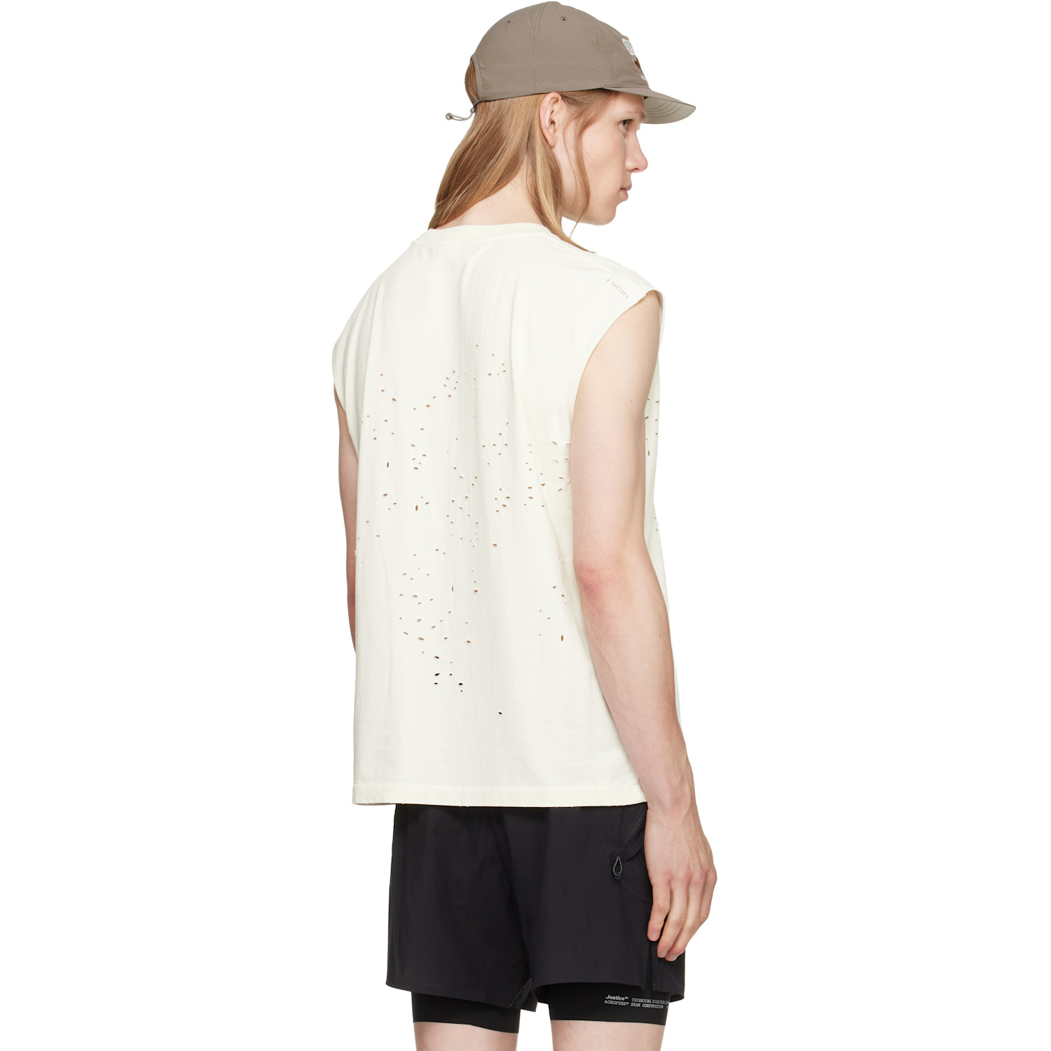  Satisfy Off-white Mothtech Muscle Tank Top 