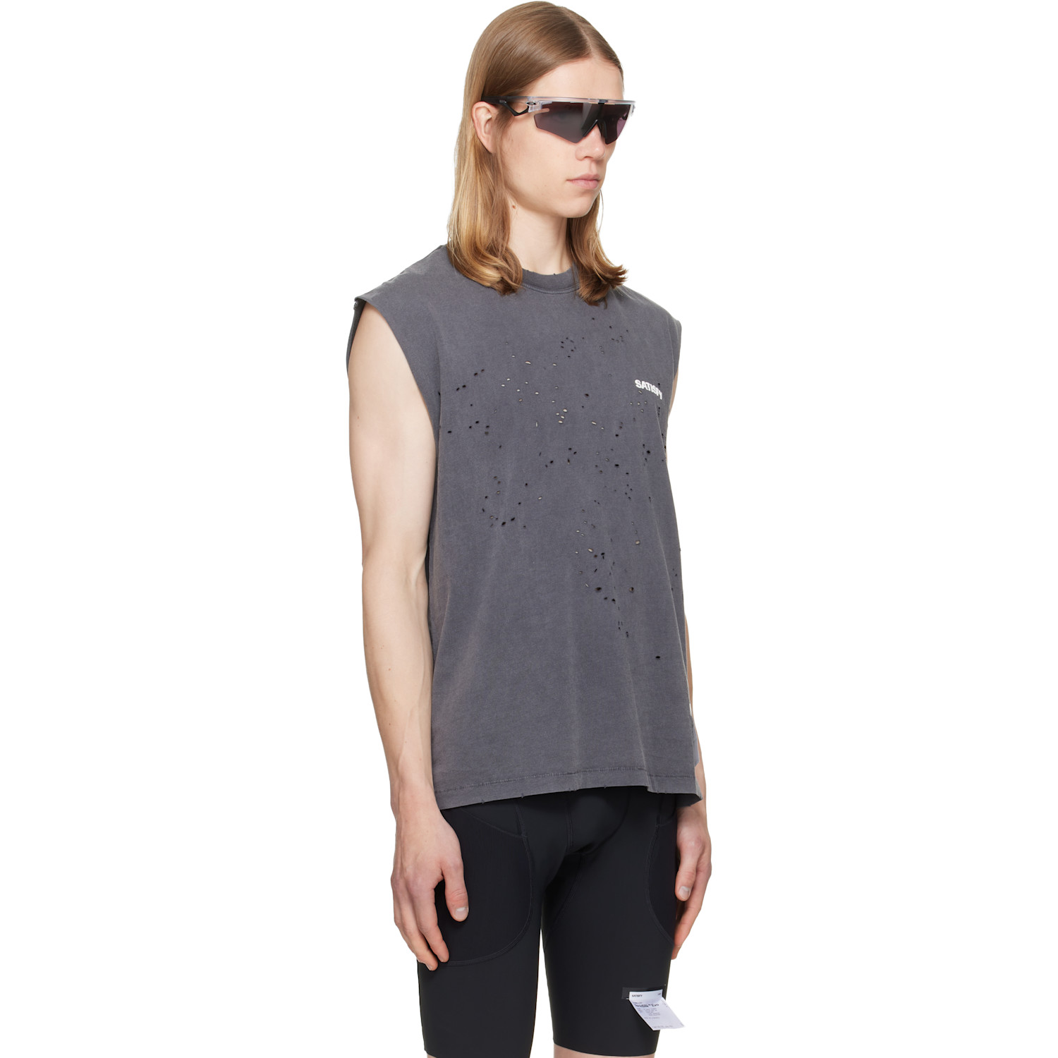  Satisfy Gray Mothtech Muscle Tank Top 