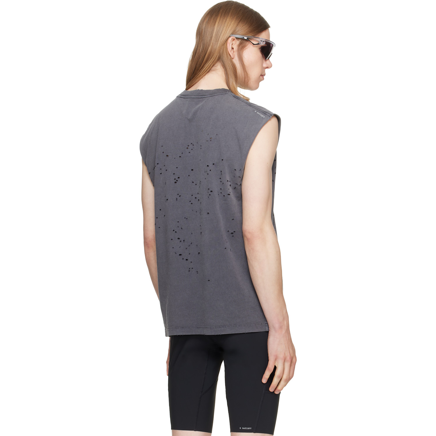  Satisfy Gray Mothtech Muscle Tank Top 