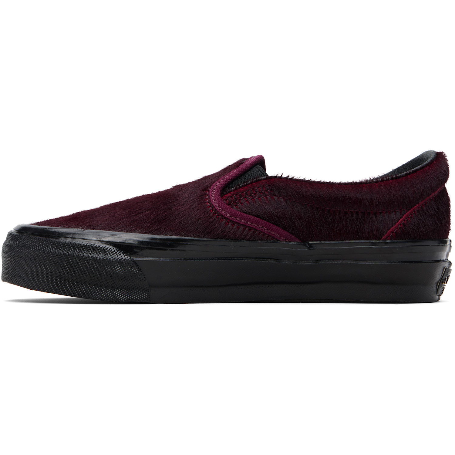  Vans Burgundy Premium Classic Slip-on Sneakers 