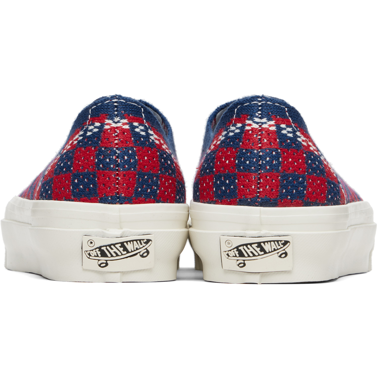  Vans Red & Blue Lx Authentic 44 Sneakers 