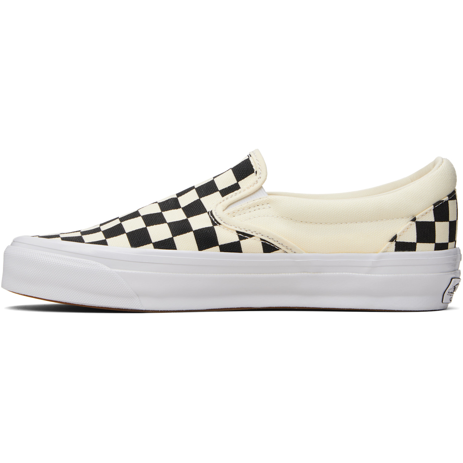  Vans Black & Off-white Lx Slip-on Reissue 98 Sneakers 
