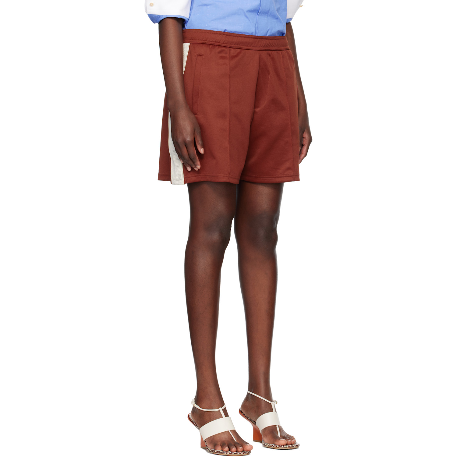  Wales Bonner Red Motion Shorts 