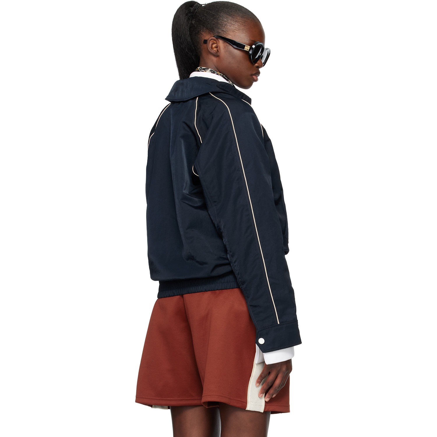  Wales Bonner Navy Guide Track Jacket 