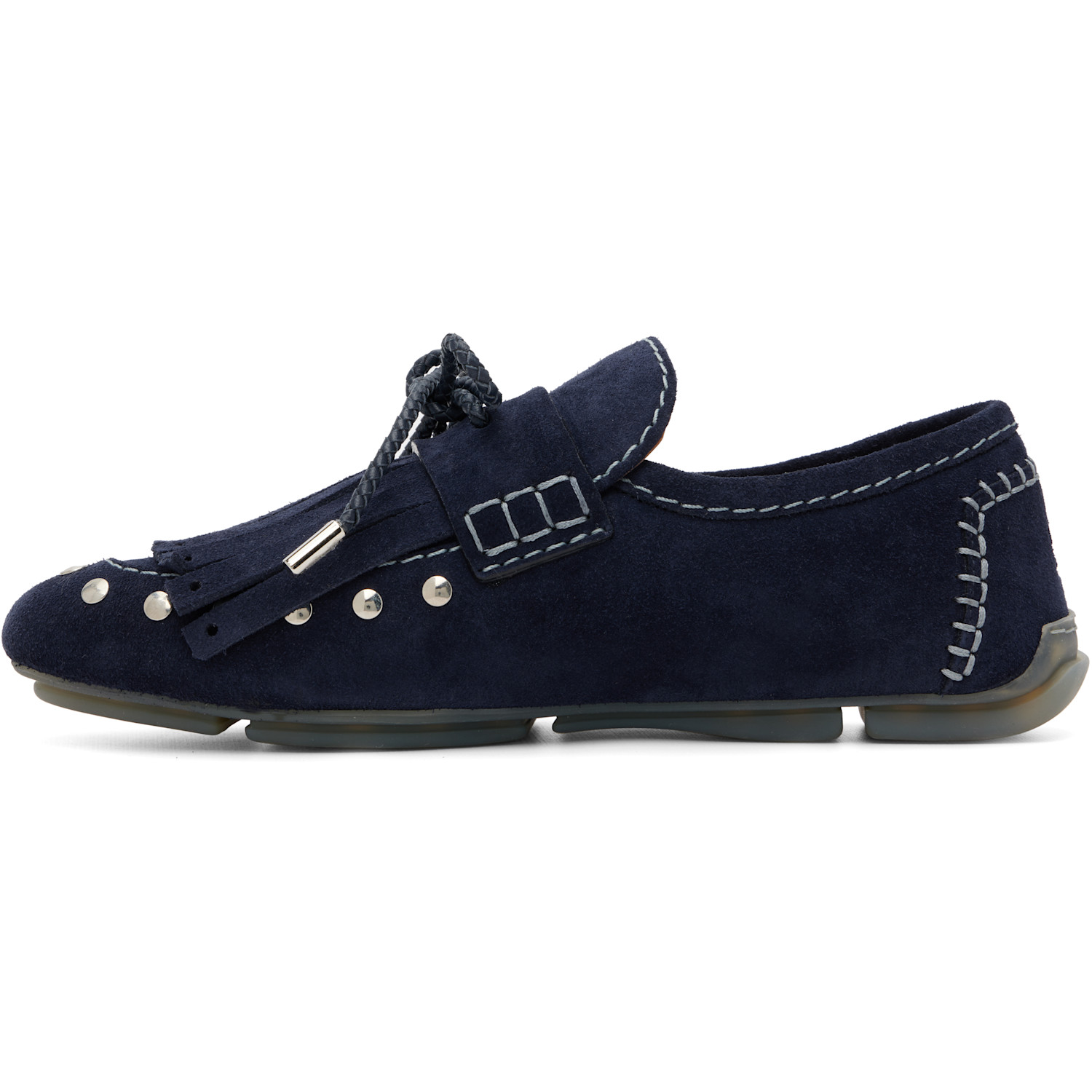  Wales Bonner Navy Montego Tasseled Loafers 