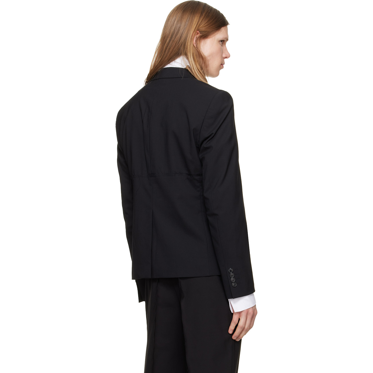  Hodakova Black Double Button Blazer 