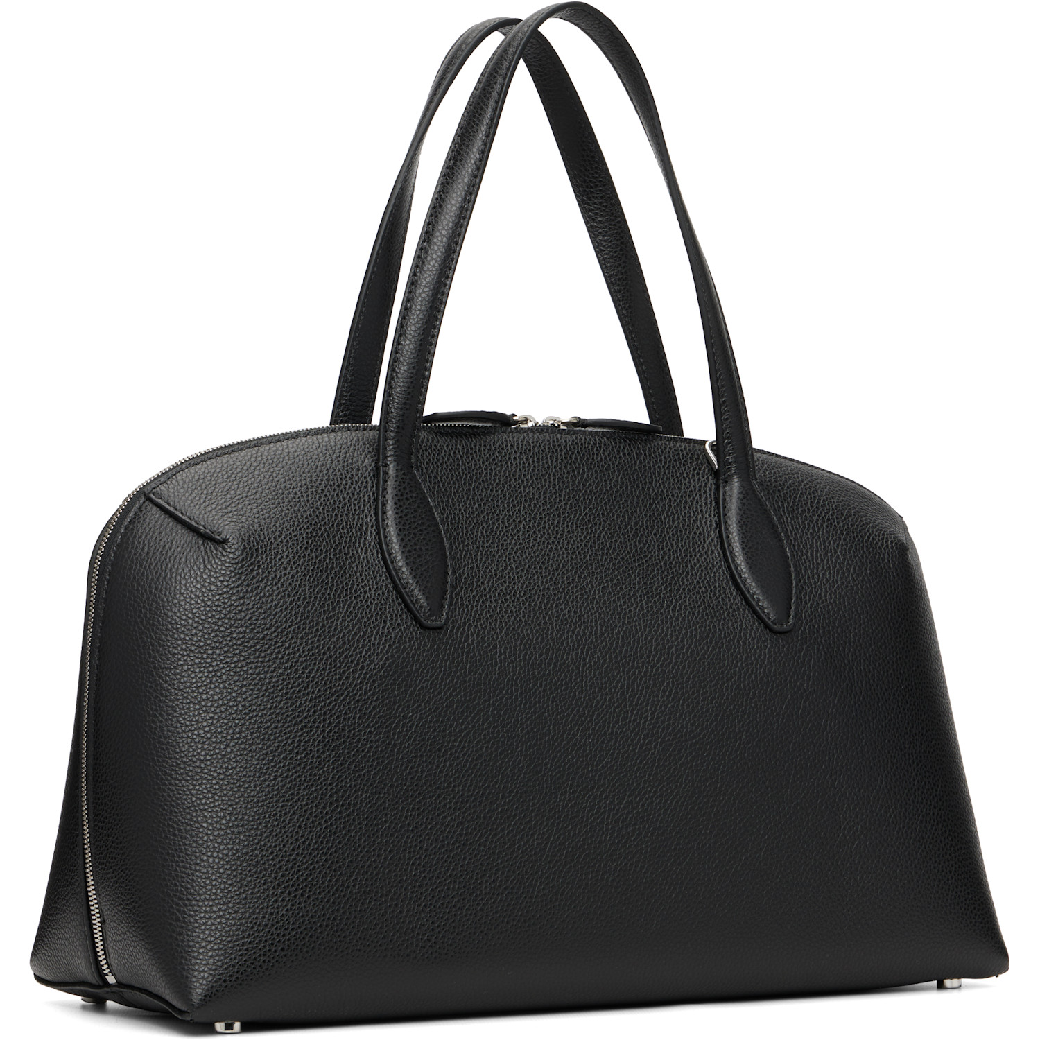  Toteme Black Medium Grained-leather Day Tote 
