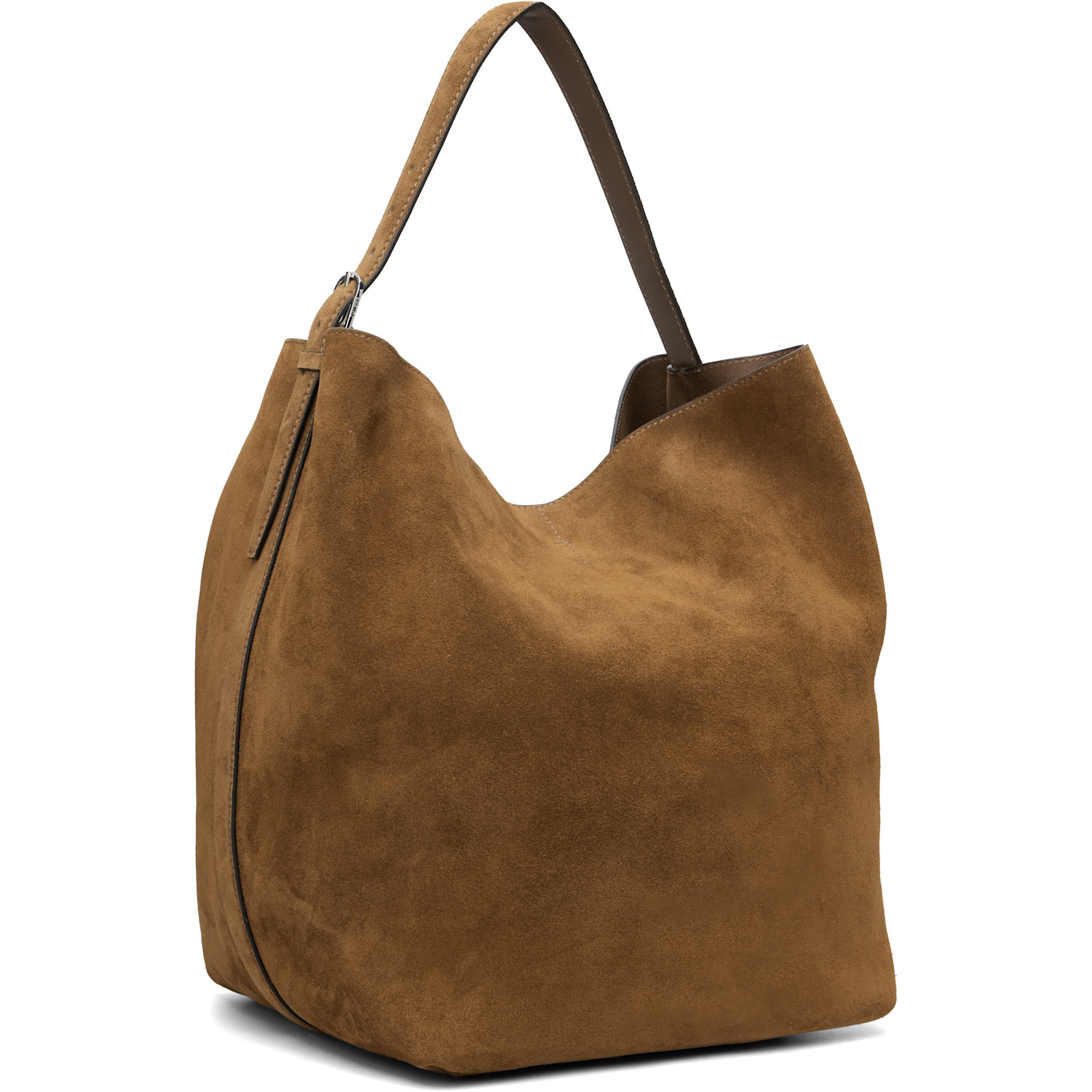  Toteme Brown Belted Suede Tote 