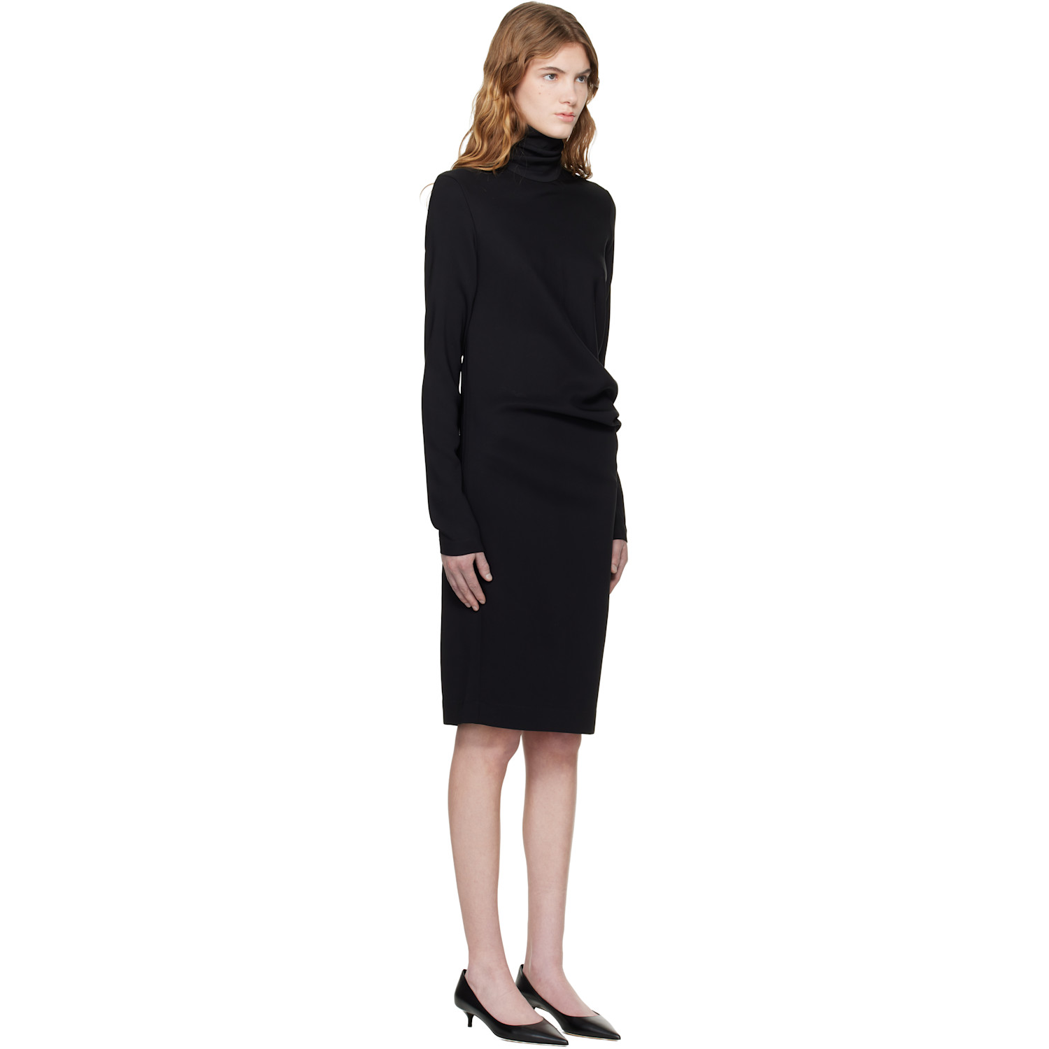  Toteme Black Twist Minidress 