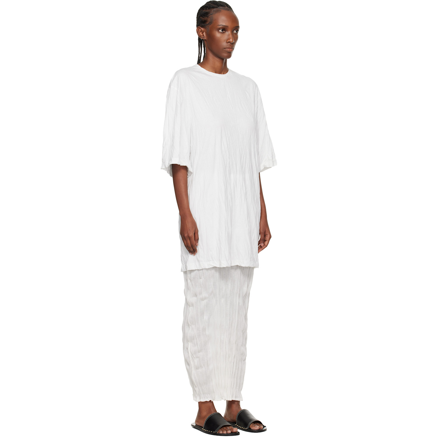  Toteme Off-white Relaxed Tee Minidress 