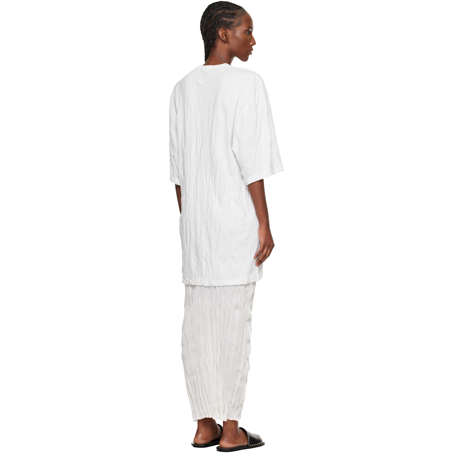  Toteme Off-white Relaxed Tee Minidress 