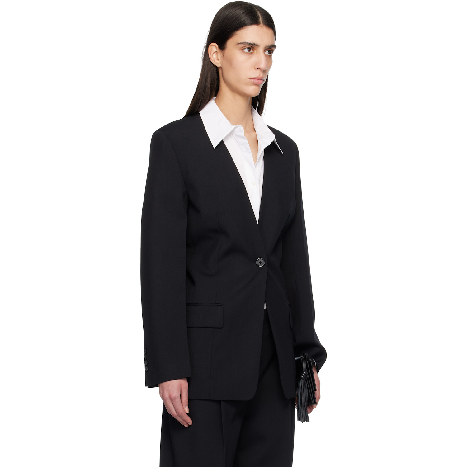 Toteme Black Slouch Blazer 