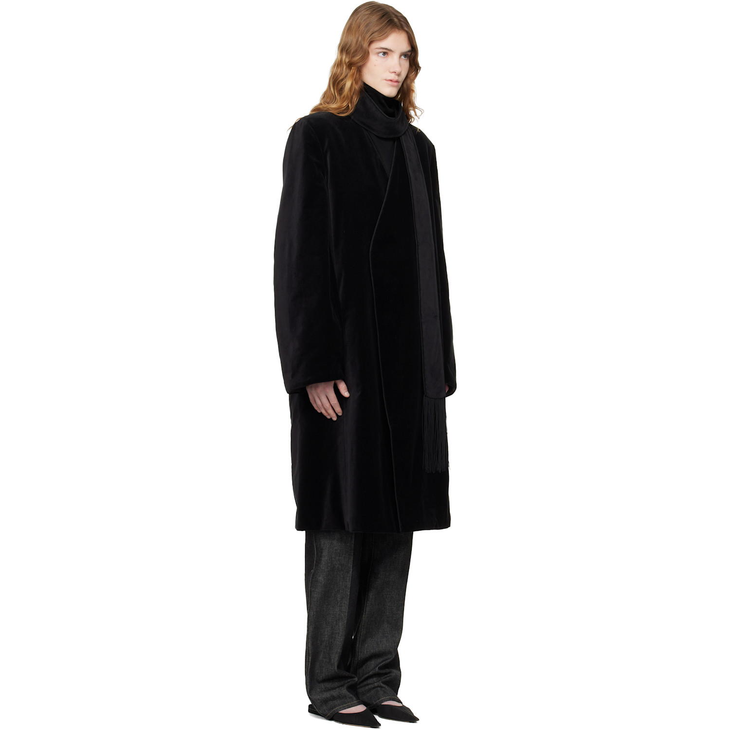  Toteme Black Smoking Coat 
