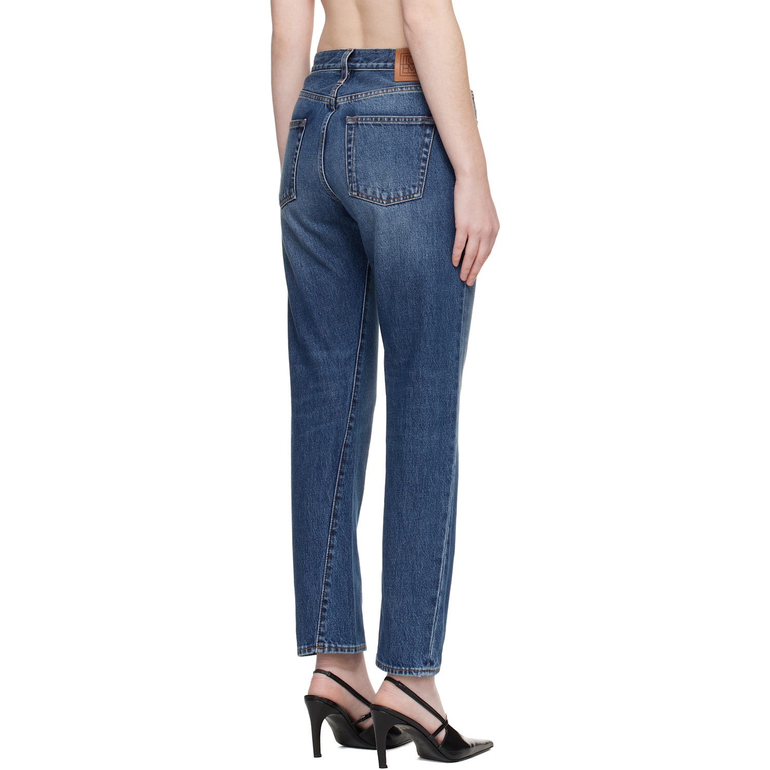  Toteme Blue Twisted Seam Jeans 