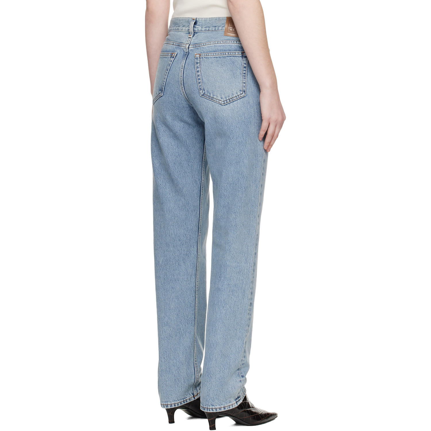  Toteme Blue Low Straight Jeans 