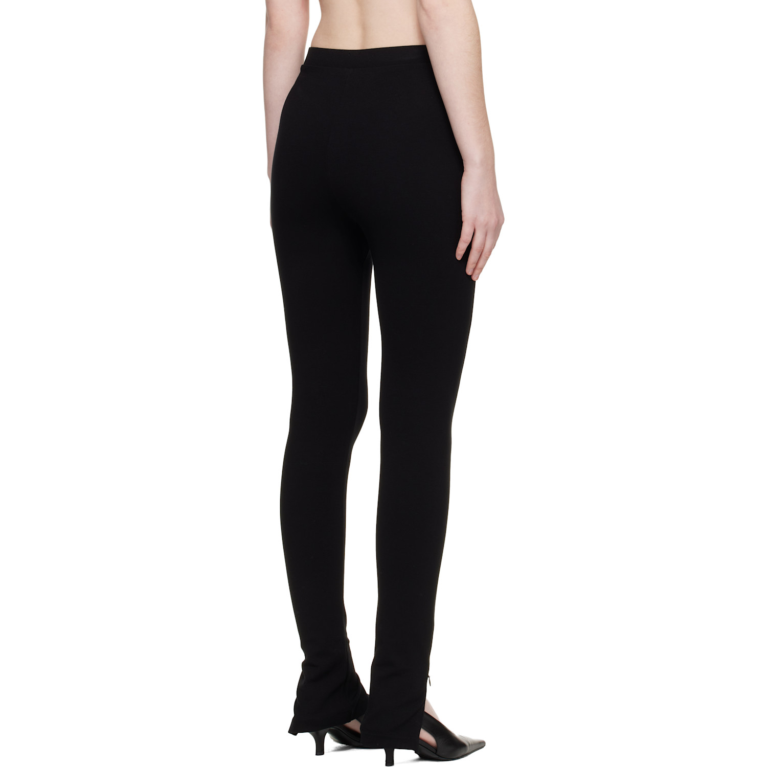  Toteme Black Zip Leggings 