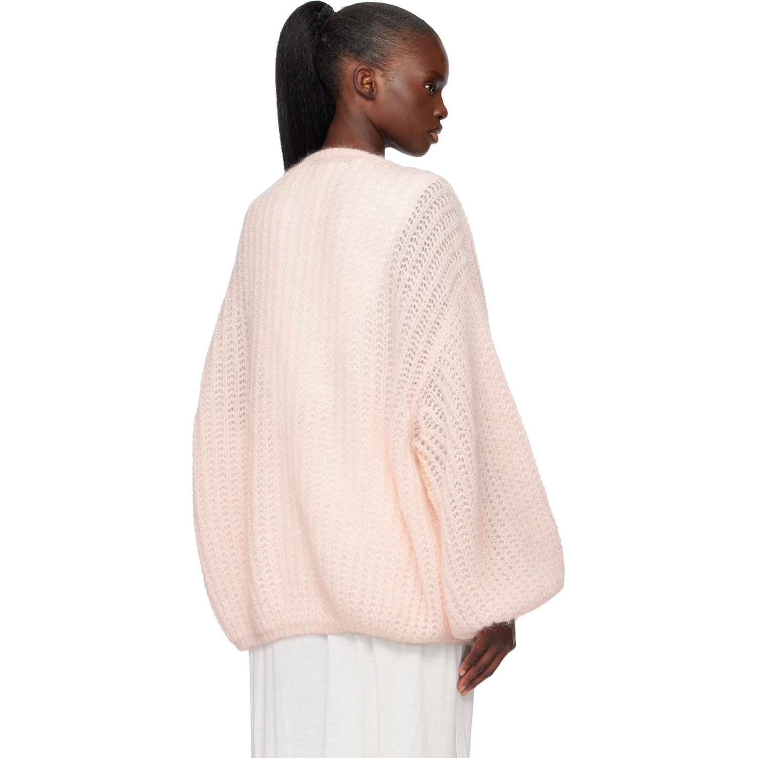  Toteme Pink Puffed Cardigan 