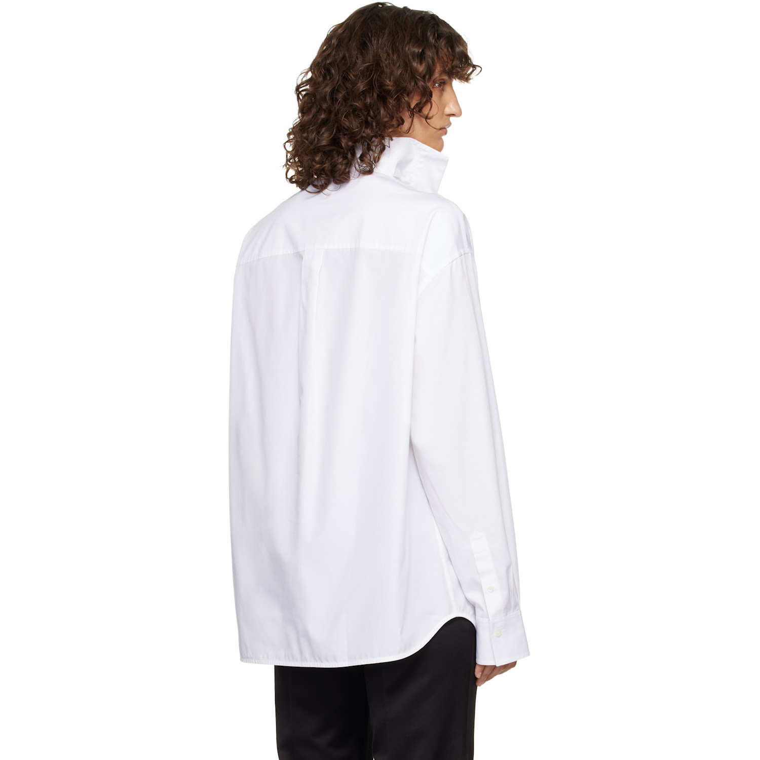  Toteme White Sharp Poplin Shirt 