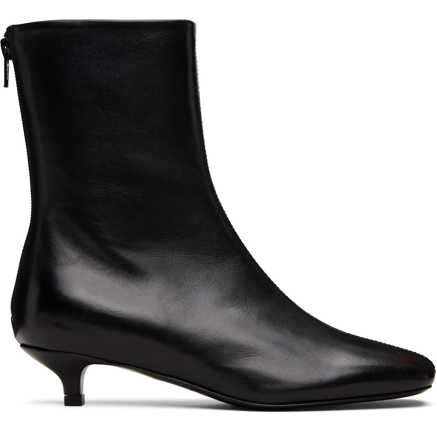 TOTEME Black Day Nappa Ankle Boots