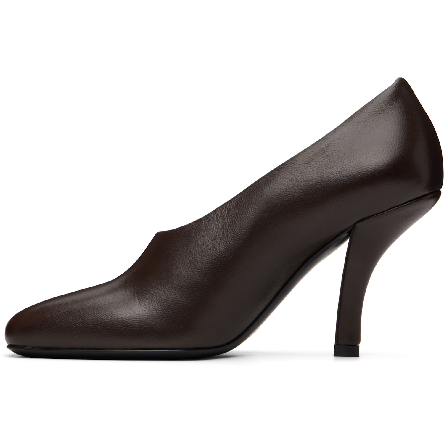  Toteme Brown Contour Nappa Heels 