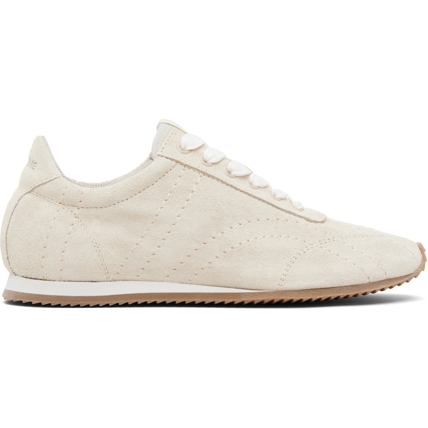 TOTEME Off-White Flex Suede Sneakers