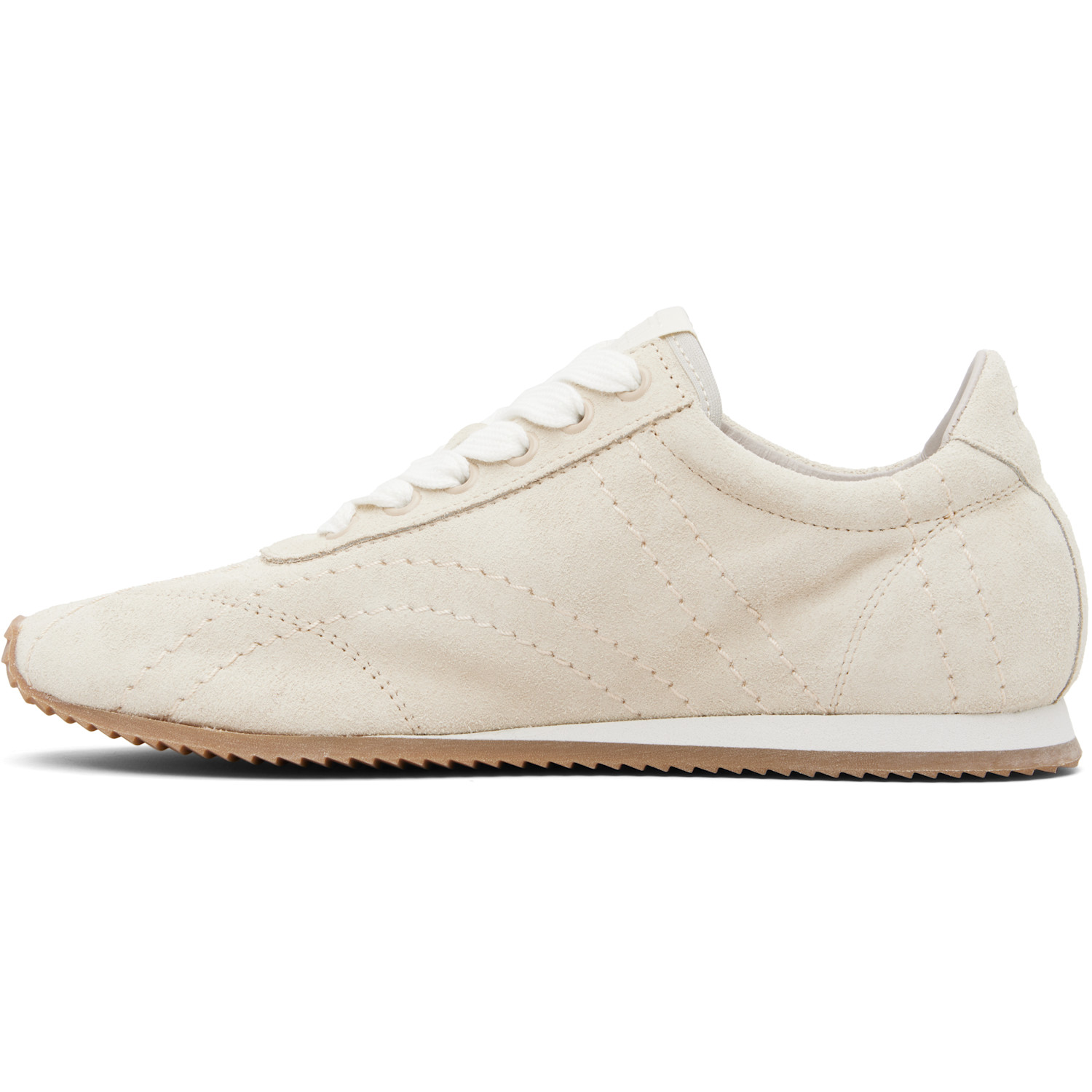  Toteme Off-white Flex Suede Sneakers 