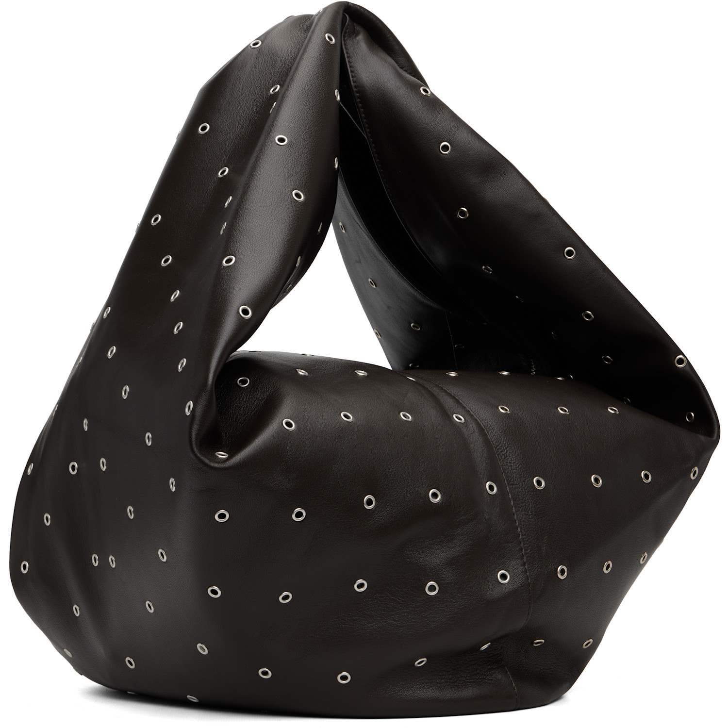  Gimaguas Brown Luna Eyelets Bag 