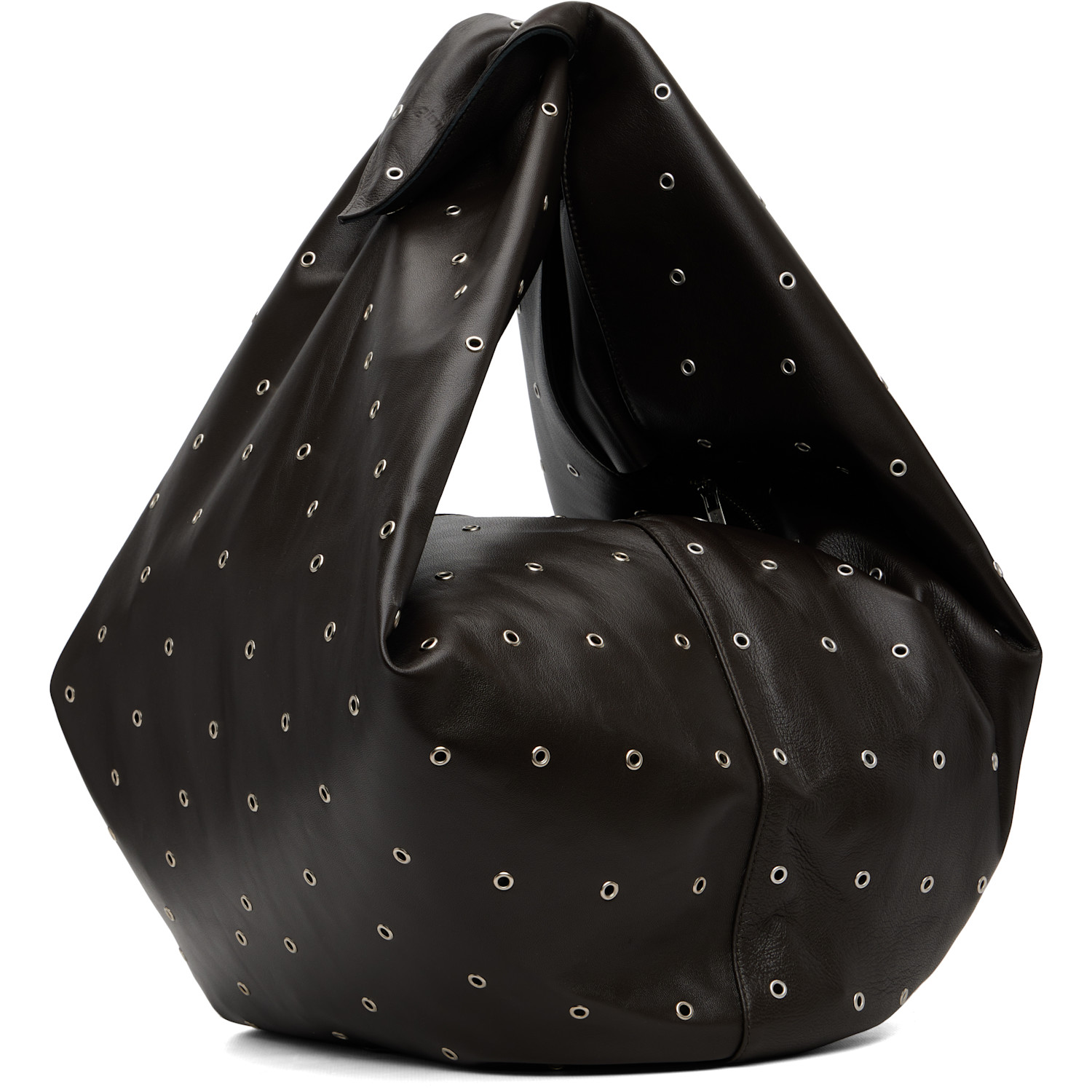  Gimaguas Brown Luna Eyelets Bag 