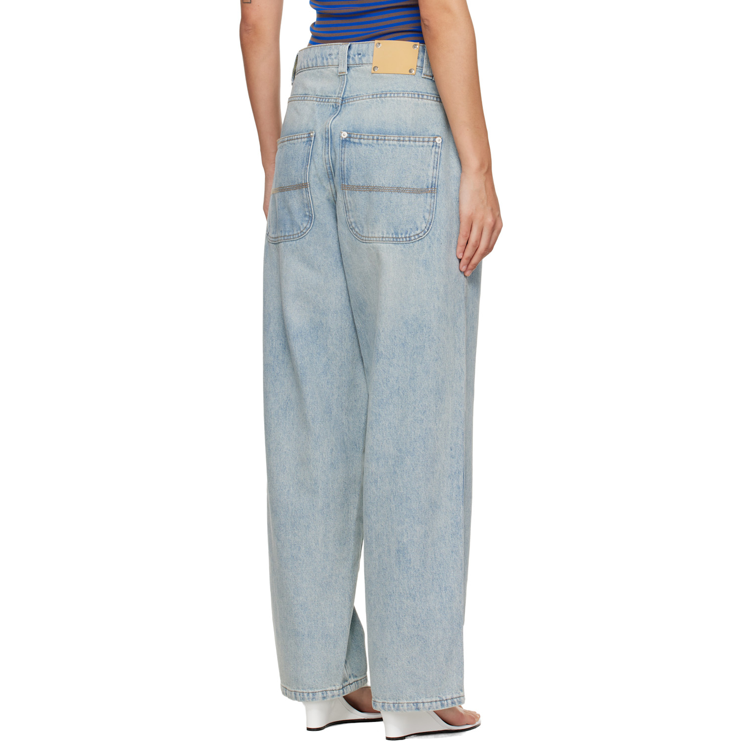  Gimaguas Blue Baggy Jeans 