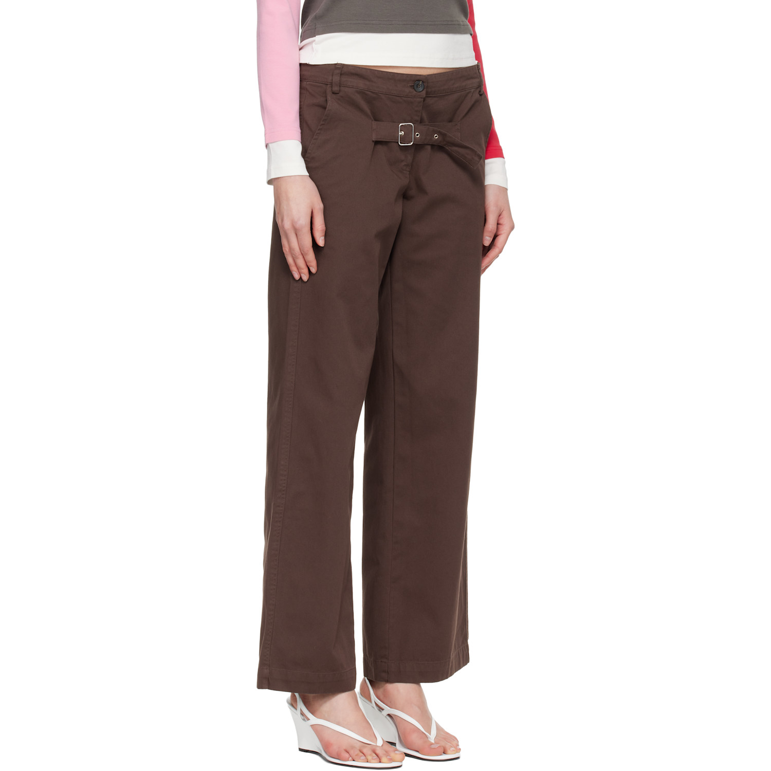  Gimaguas Brown Belt Trousers 